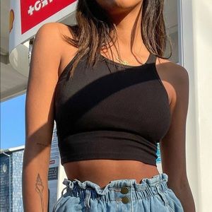 ORGANIC WILD EYES TANK TOP BLACK